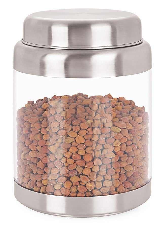 SMARTLOCK Onyx Stainless Steel Transparent See Through Container, Set of 2 (2350 ml Each) - Image 2
