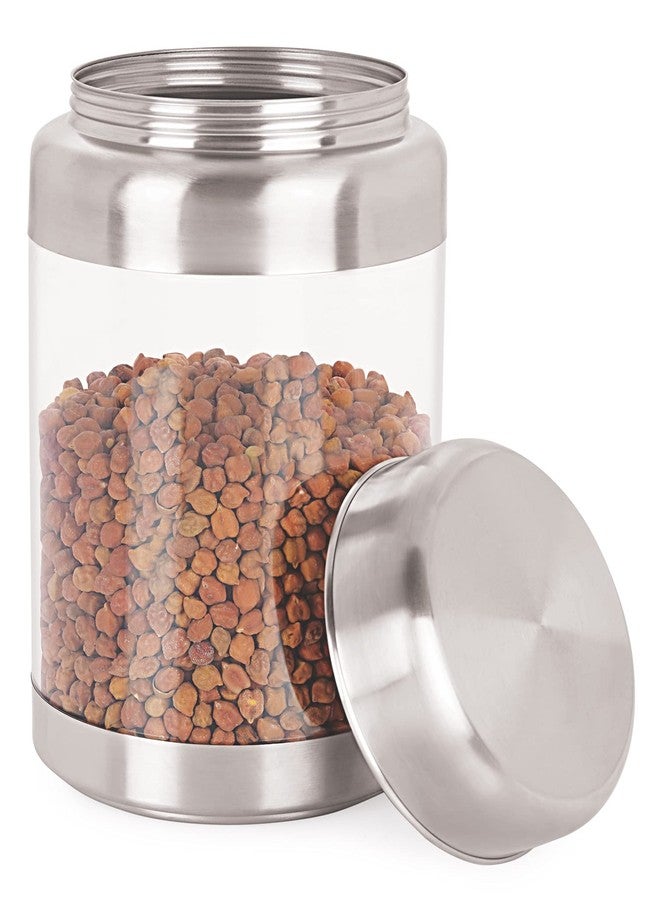 SMARTLOCK Onyx Stainless Steel Transparent See Through Container, Set of 2 (2350 ml Each) - Image 3