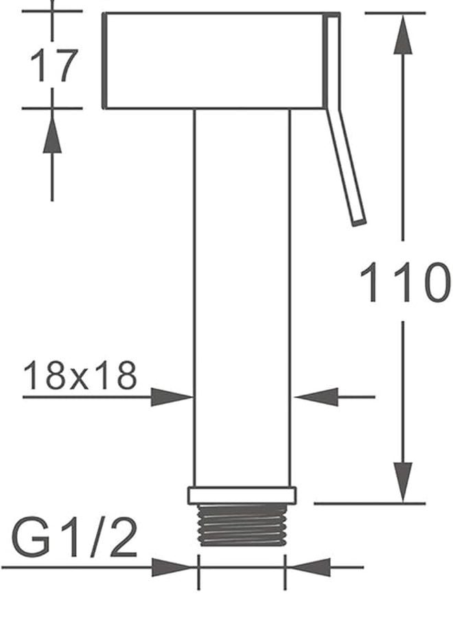مجموعة رشاش المرحاض المحمولة باللون الذهبي التيتانيوم للنظافة الشخصية واستحمام الحيوانات الأليفة - Image 5