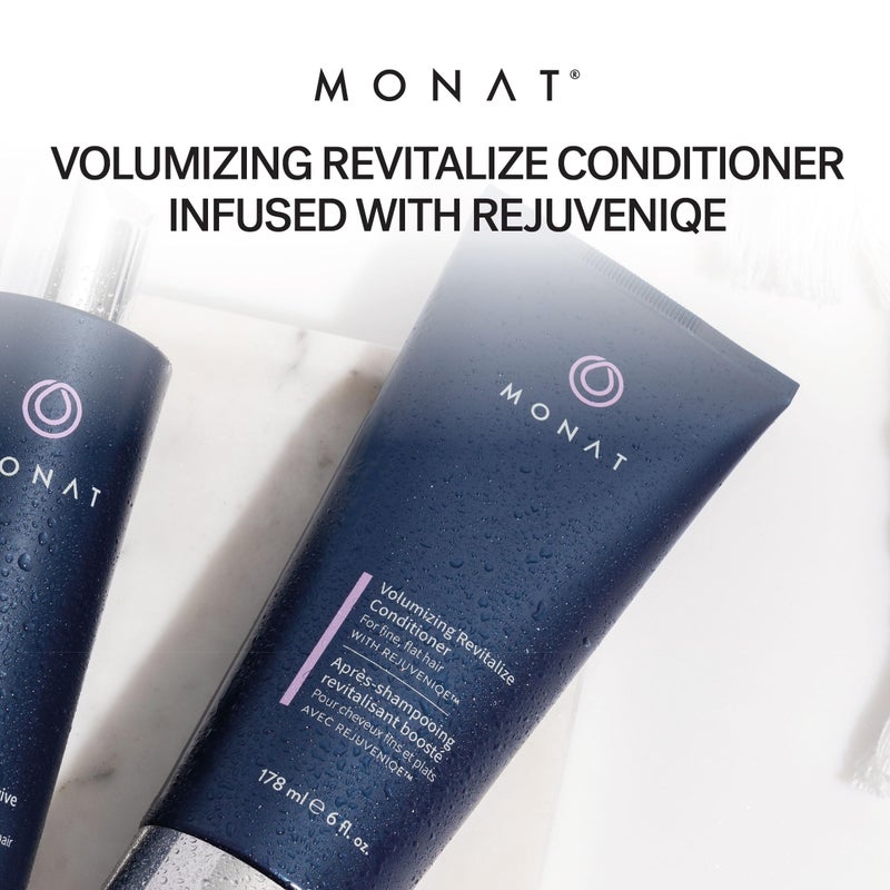 MONAT Volumizing Revitalize Conditioner Infused with Rejuveniqe - Lightweight Hair Volumizing Conditioner for Fine, Flat Hair, for Softness and Shine - Net Wt. 178 ml â„® 6 fl. oz. - Image 4