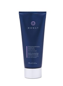monat MONAT Volumizing Revitalize Conditioner Infused with Rejuveniqe - Lightweight Hair Volumizing Conditioner for Fine, Flat Hair, for Softness and Shine - Net Wt. 178 ml ℮ 6 fl. oz.  - Image 1