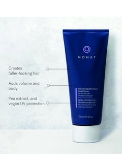 monat MONAT Volumizing Revitalize Conditioner Infused with Rejuveniqe - Lightweight Hair Volumizing Conditioner for Fine, Flat Hair, for Softness and Shine - Net Wt. 178 ml ℮ 6 fl. oz.  - Image 2