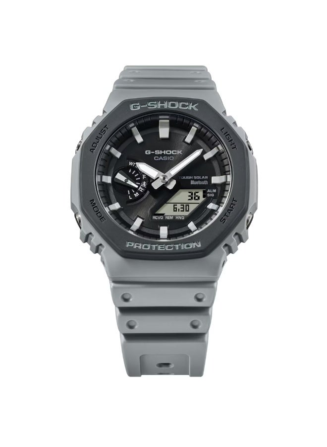 CASIO Title: Casio G-Shock GA-B2100LUU-8A Tough Solar Bluetooth Grey Resin Men's Watch - 45.4 mm - Image 2