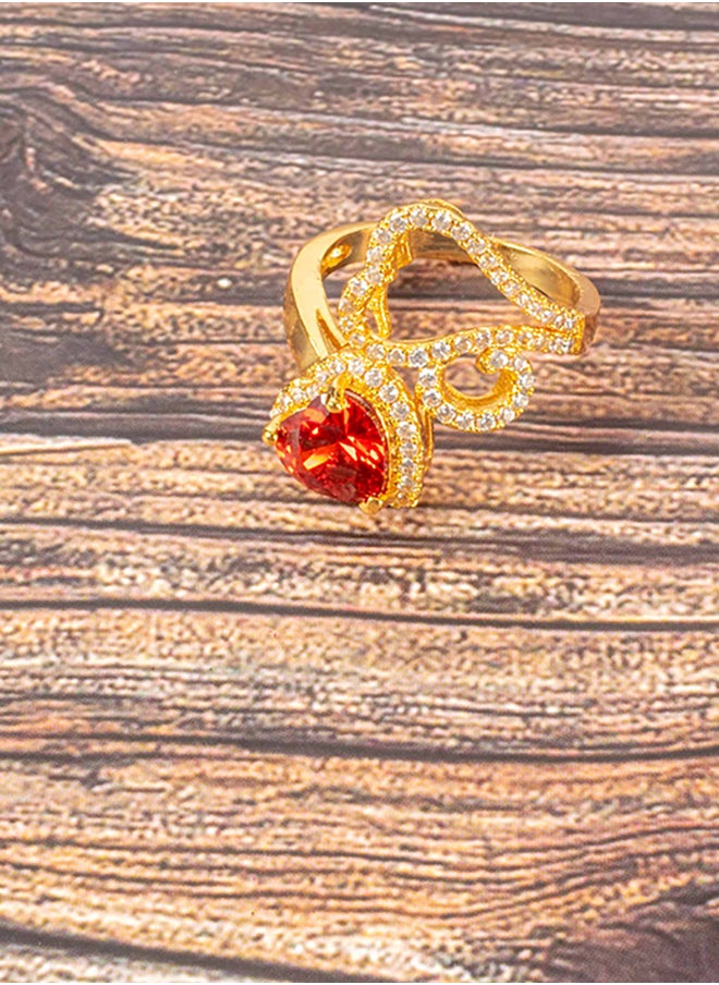 Red Zirconic Heart Chinese Gold Ring Size 8 - pzsku/Z808FED380962B6EAB646Z/45/_/1737287678/5da898b0-1527-4cc1-b9f1-25400cb5109e