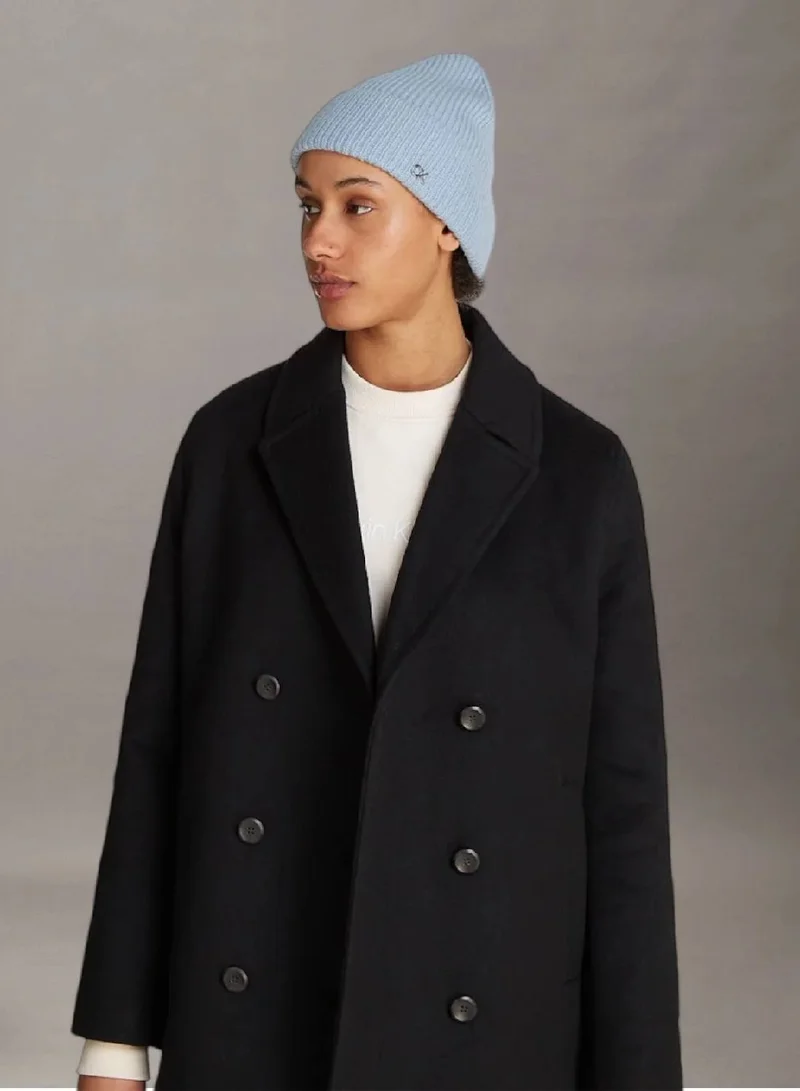 CALVIN KLEIN  Wool Cashmere Blend Beanie for Women | Best Price UAE