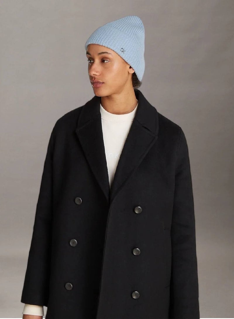CALVIN KLEIN Wool Cashmere Blend Beanie - Image 3