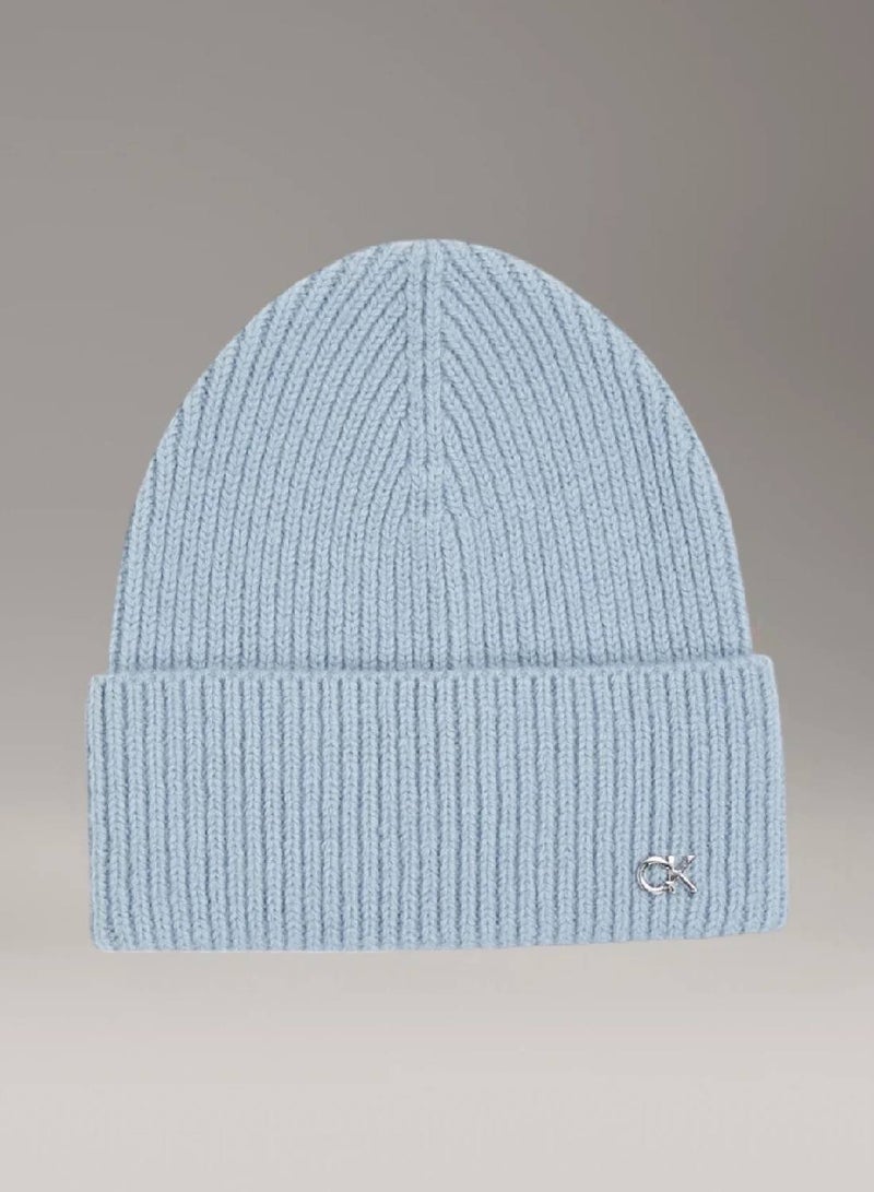 CALVIN KLEIN Wool Cashmere Blend Beanie - Image 1