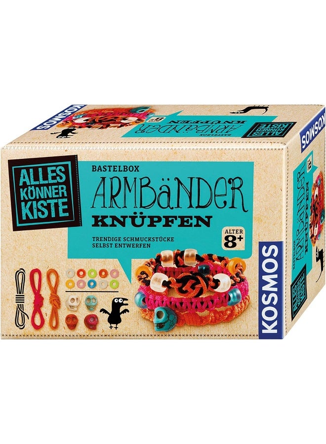 Kosmos KOSMOS 604158 AllesKönnerKiste Bracelet DIY Craft Set for Girls and Boys from 8 Years The Ideal Gift Set for Children's Birthday Parties  - Image 1