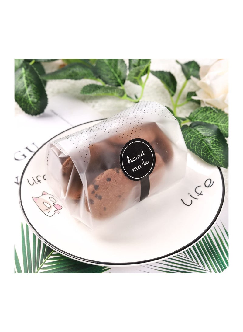 Y&D 100 pcs/pack of bread packaging bags, pastry packaging, snack cellophane used for handmade cookies, biscuit candies, chocolate bread, cakes, donut cakes (without stickers) - Image 4