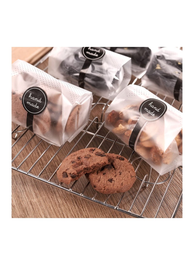 Y&D 100 pcs/pack of bread packaging bags, pastry packaging, snack cellophane used for handmade cookies, biscuit candies, chocolate bread, cakes, donut cakes (without stickers) - Image 5