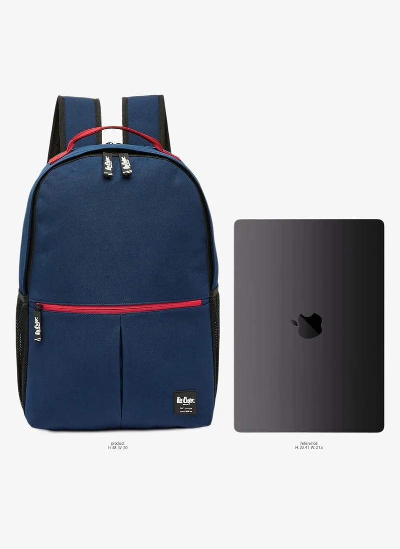 Lee Cooper Solid Backpack For Boys 13+ Years With Padded Shoulder Strap