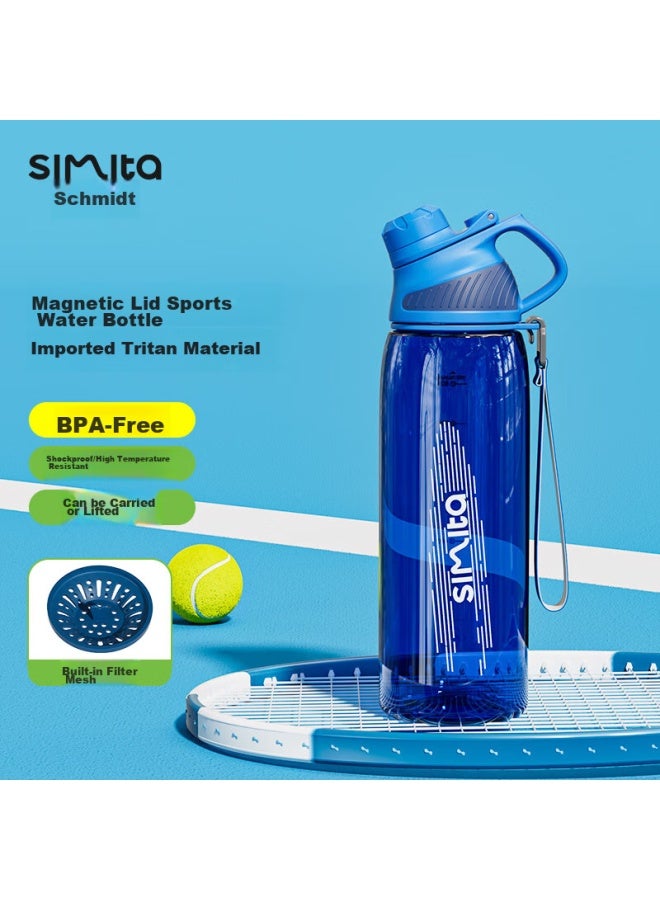 Simita Sports Water Bottle, Portable Large Capacity Drinking Water Bottle For Men And Women Students, Tritan Plastic Cup For School And Summer Use - Image 1