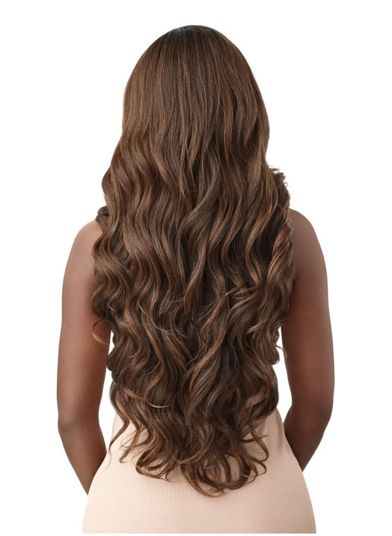 إستيل الدانتيل الجبهة شعر الطفل الطبيعي HD شفاف 28 بوصة اللون لا DRCHOSWI - Image 5