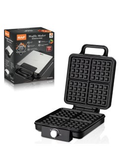 RAF 1500w Electric Waffle Makers Non- stick Coating Home Use 4 Slice  - Image 1