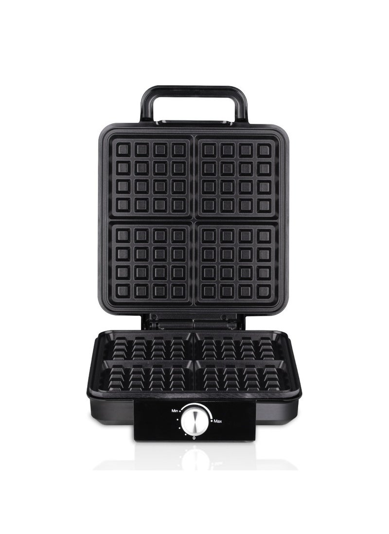 1500w Electric Waffle Makers Non- stick Coating Home Use 4 Slice