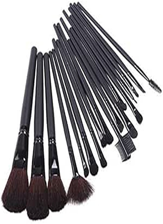 Generic 18pcs Professional Makeup Brushes Set Cosmetic Make Up Brushes--black 