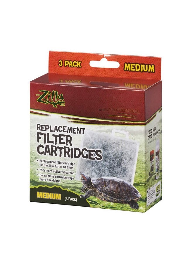 Zilla-Replacement Filter Carridges Medium-3 Pack 09830