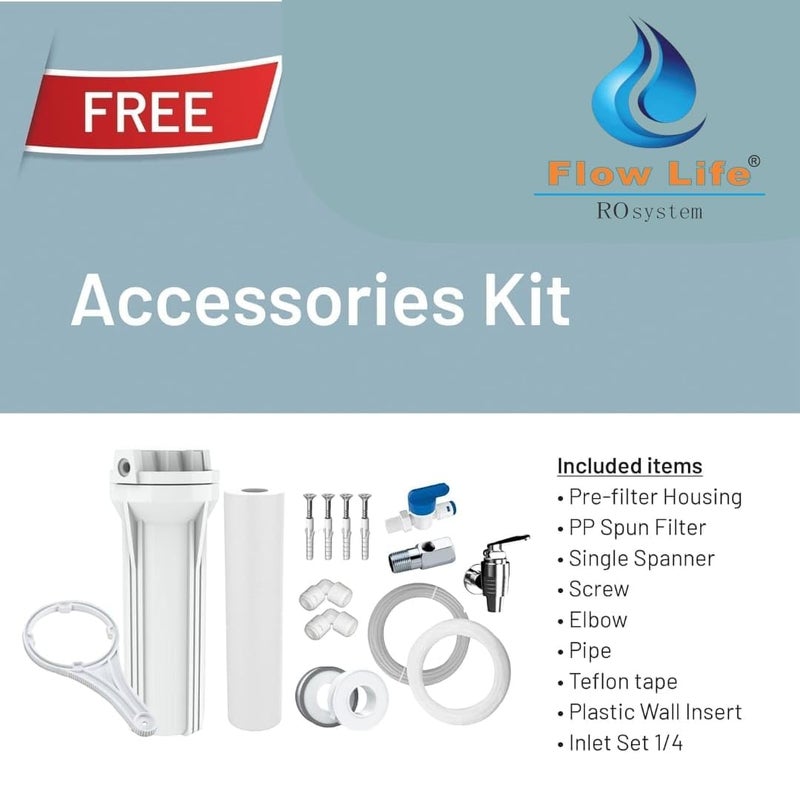 FlowLife RO system FlowLife RO system curvv Water Purifier Mineral Plus RO UV TDS Copper zinc Alkaline BLACK 15 ltr storage capacity display led - Image 4