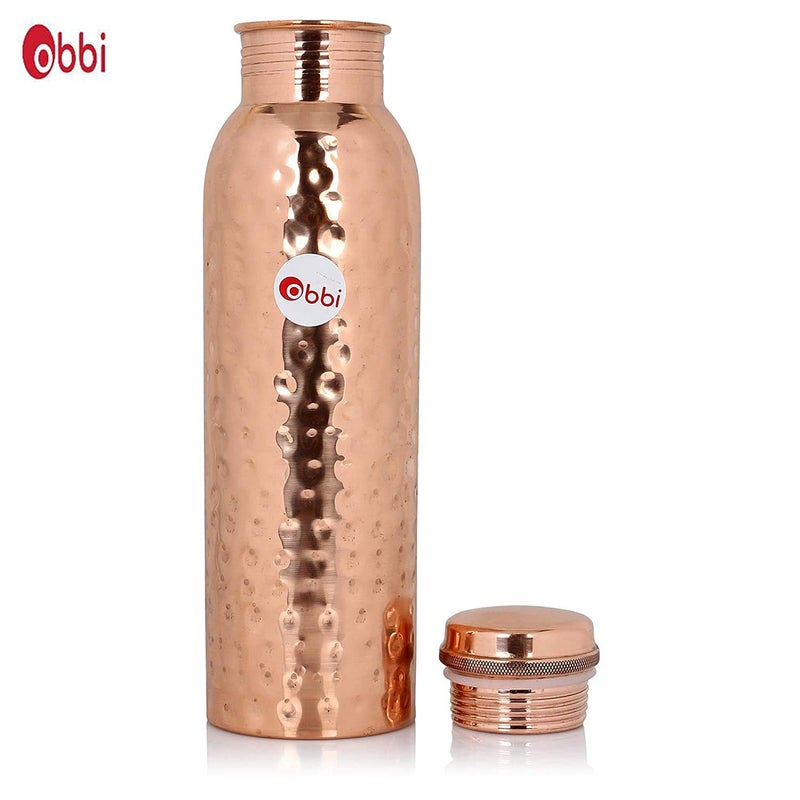 Obbi Obbi Copper Water Bottle 1000ml Brown  - Image 2