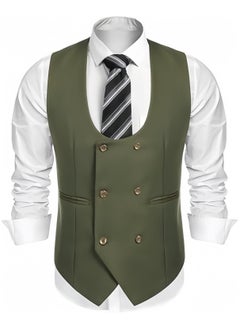 KUYING New Men's British Fashion Slim Fit Suit Vest  - Image 1