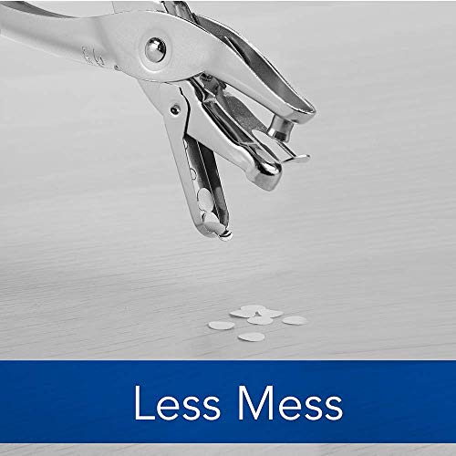 DEZIINE 2Pcs Hole Punch, Hole Puncher, 5 Sheet Punch Capacity, Classic, Chrome. - Image 4