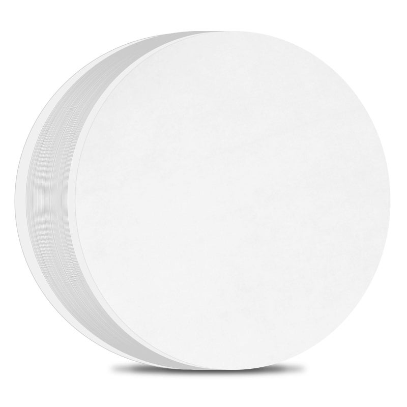 YUFDA 150 Pcs-8 Inch Non-Stick Parchment Rounds, Precut Round Parchment Paper for Tortilla Press, Cake Pan, Cookies - Image 1