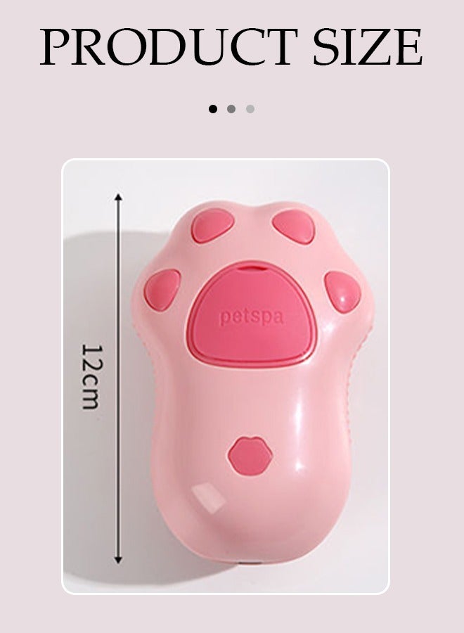 DUNISO 3 In1 Cat Hair Steam Brush, Pet Electric Hair removal Massage Brush, , Steamy Cat Brush for Shedding and Grooming,  Pet Hair Grooming Brush Comb for Cat Dog, Spray Comb Mist Brush, USB Power Interface Silicone Mute Spray - Image 2