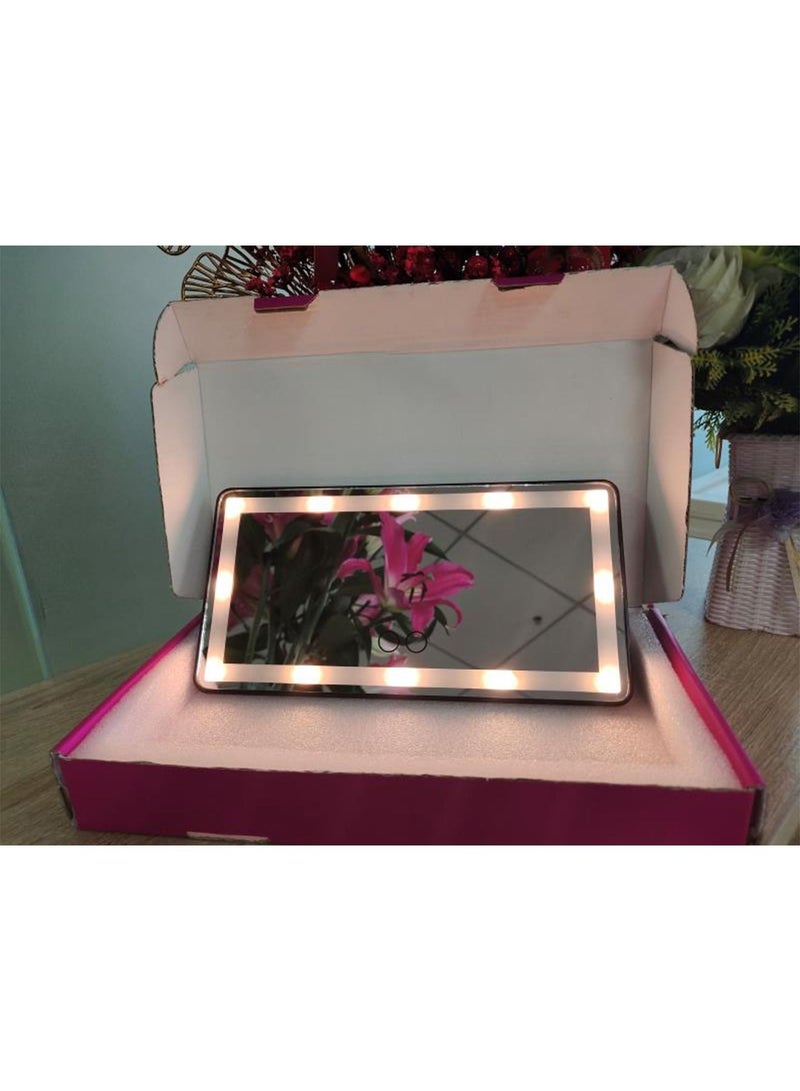LIMOS Sun Visor Mirror LED Makeup Sun-Shading Cosmetic Driving Vanity Mirror - Image 4