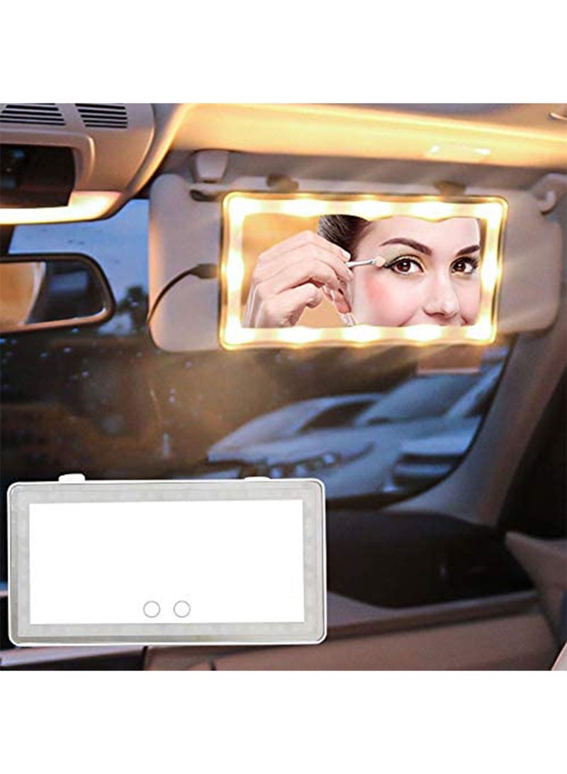 LIMOS Sun Visor Mirror LED Makeup Sun-Shading Cosmetic Driving Vanity Mirror - Image 2