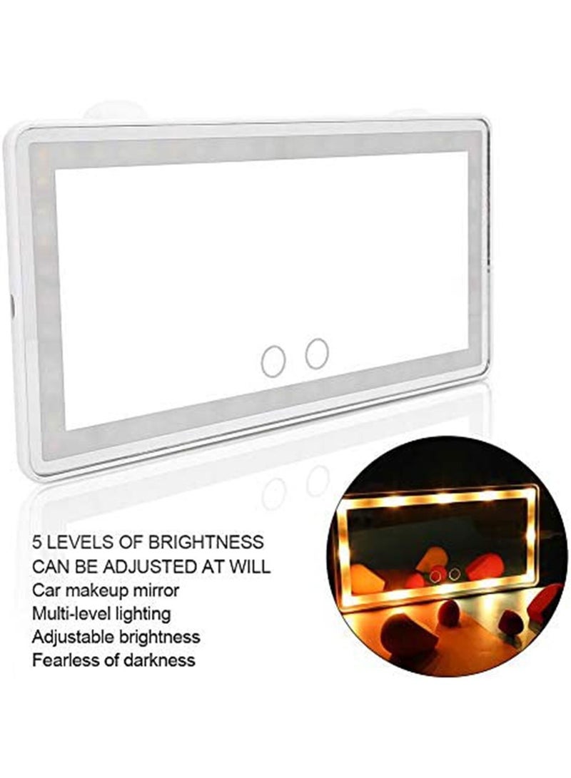 LIMOS Sun Visor Mirror LED Makeup Sun-Shading Cosmetic Driving Vanity Mirror - Image 3