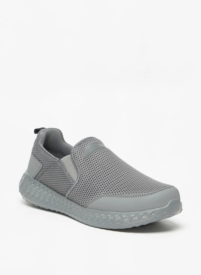 داش Men'S Textured Slip-On Walking Shoes With Pull-Up Tabs