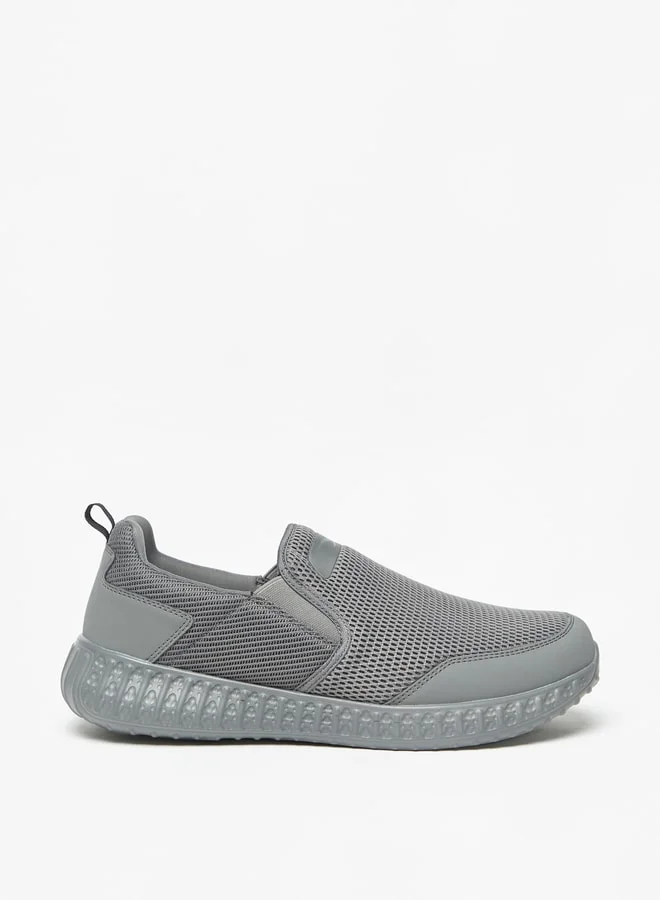 داش Men'S Textured Slip-On Walking Shoes With Pull-Up Tabs
