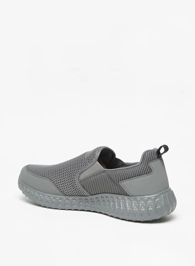 داش Men'S Textured Slip-On Walking Shoes With Pull-Up Tabs