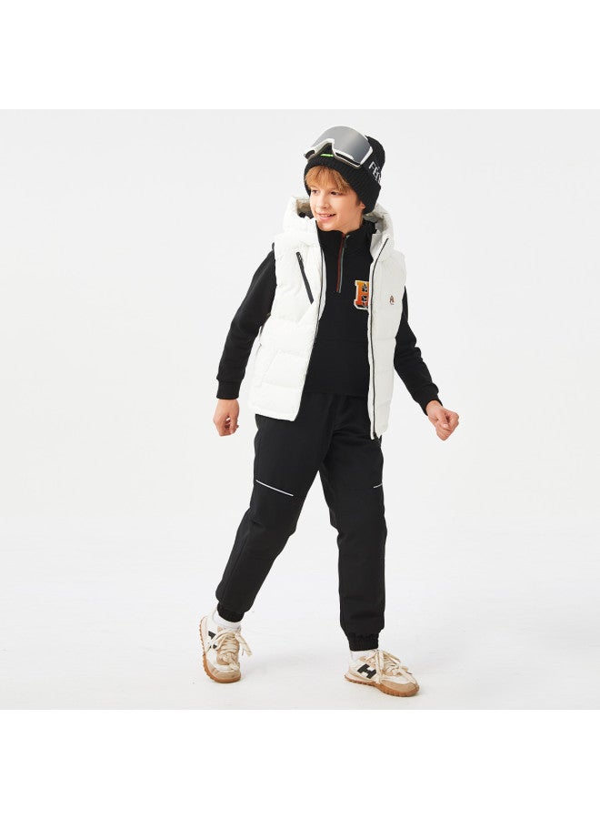Hush Puppies Men's And Women's Children's Down Pants Autumn And Winter Skiing Hiking Running Sports Pants Casual Pants - Image 5