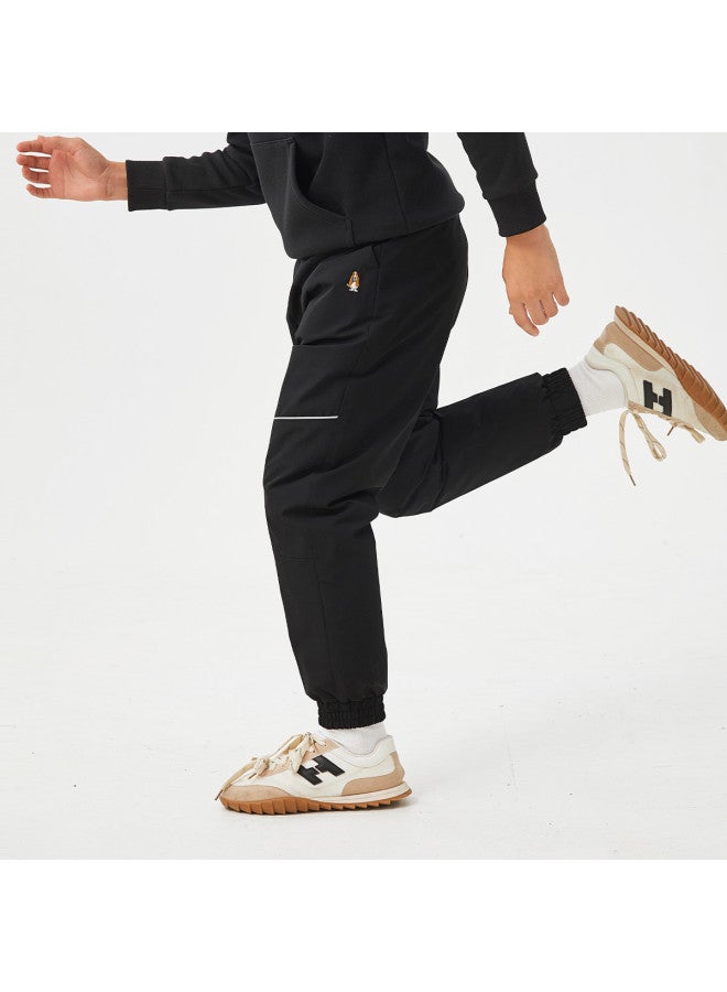 Hush Puppies Men's And Women's Children's Down Pants Autumn And Winter Skiing Hiking Running Sports Pants Casual Pants - Image 4