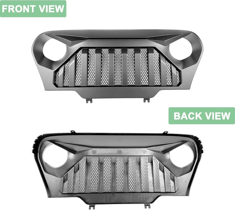 MATMACRO Grille Compatible for Jeep Wrangler TJ LJ 1997-2006 with Mesh - Image 3