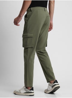 Dennis Lingo Slim Fit Light Olive Trouser for Men - Cotton Blend, Full Length, Mid Rise, Casual,  - Image 5