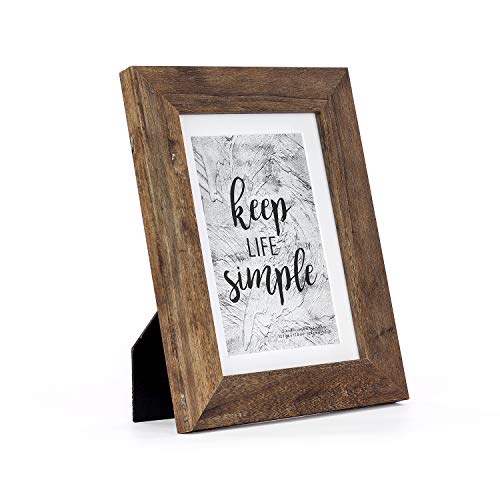 kennethan Rustic Brown 5x7 inch Picture Frame 1 pcs Wooden frame for table or wall,for home decoration,holiday gift - Image 1