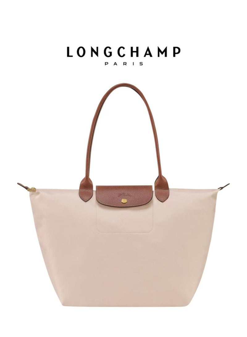 لونج شامب حقيبة حقيبة كبيرة للنساء، حقيبة قابلة للطي مع حقيبة كتف سحابية، حقيبة يدوية للسفر، العمل - Image 1