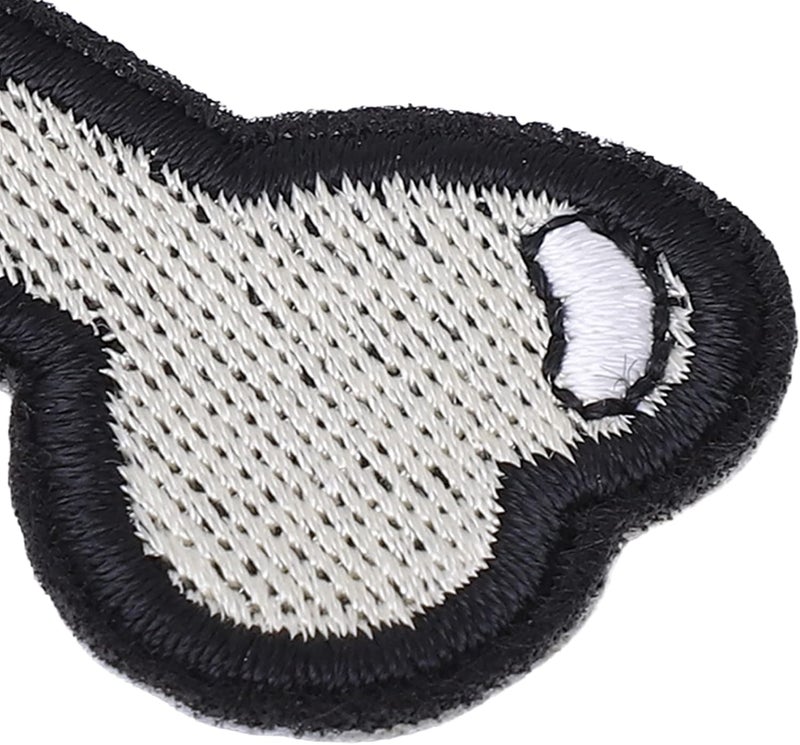 Sorandy 6pcs Patches, Dog Bone Pattern DIY Embroidered Fabric Iron On Patches, Cotton Material for Household Most Scenarios - Image 4