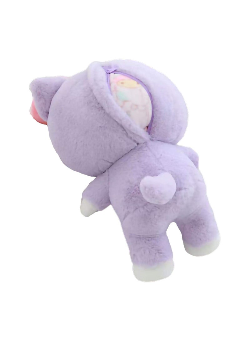 XICEN 25 cm My Melody Cinnamorol Kitty Soft Stuffed Plush Dolls Cute Anime Kawali Dogs Cats Decorate Bags Adult Kids Toys Girls Gift A