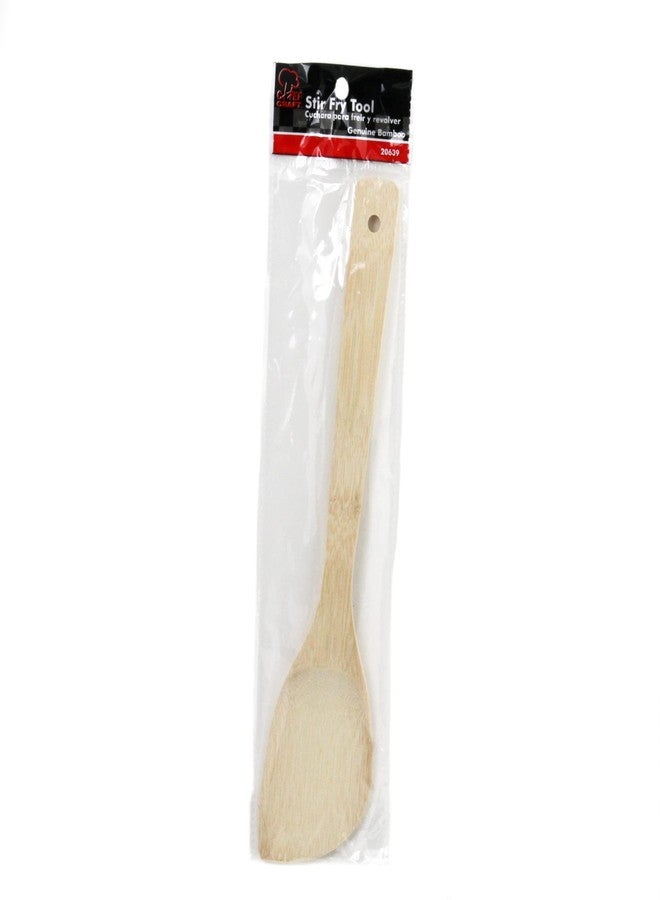 Chef Craft Select Bamboo Stir Fry Spatula, 12 inch, Natural - Image 2