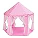 POCO DIVO Princess Castle Girls Play House Indoor Pink Toy Tents Kids Outdoor Playhouse - Image 2