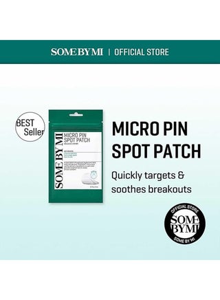 Micro Pin Spot Patch - Microneedle Hydrocolloid Pimple Patch With Salicylic And Hyaluronic Acid - Skin Troubles Care Focused Spot Cover - Pack Of 1, 14Mm 9 Counts 100ml - view 2