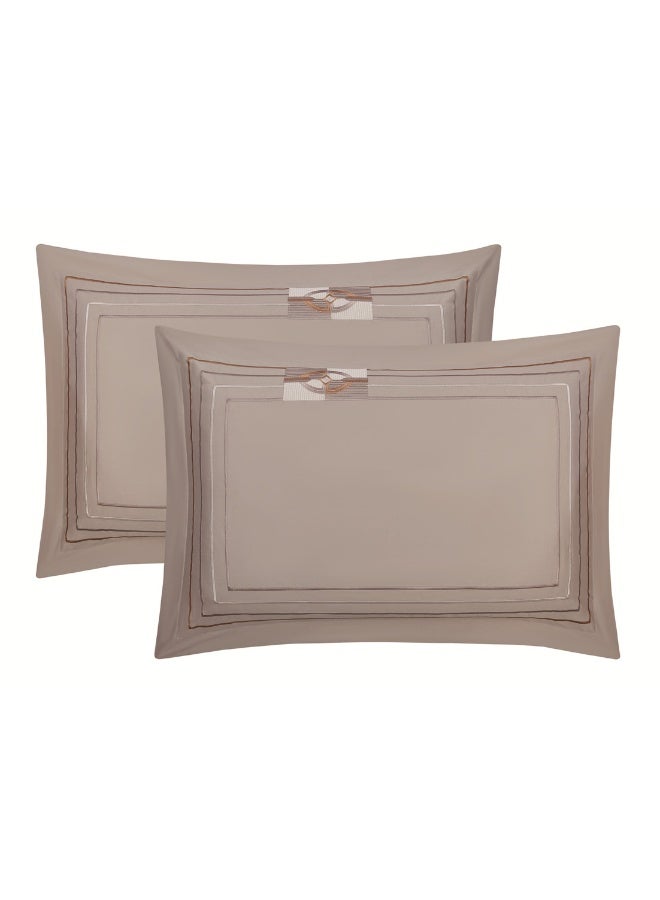 LEVORE Luxury 100% cotton summer bedspread set  suitable for king size beds, 8 pieces, 250 stitch count. - Image 3