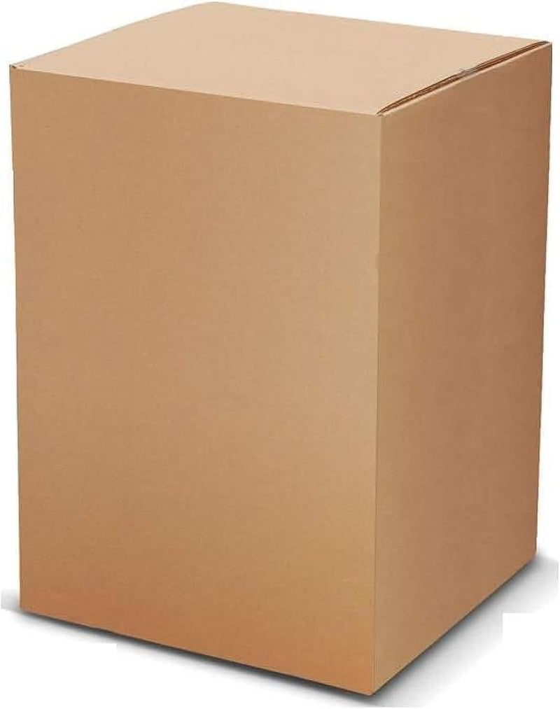 Extra Large Double Wall 100% Recyclable Corrugated Cardboard Moving Boxes with 85 KG Capacity, 60 x 60 x 80 cm Brown Carton for Packaging, Shipping and Storage - Image 2