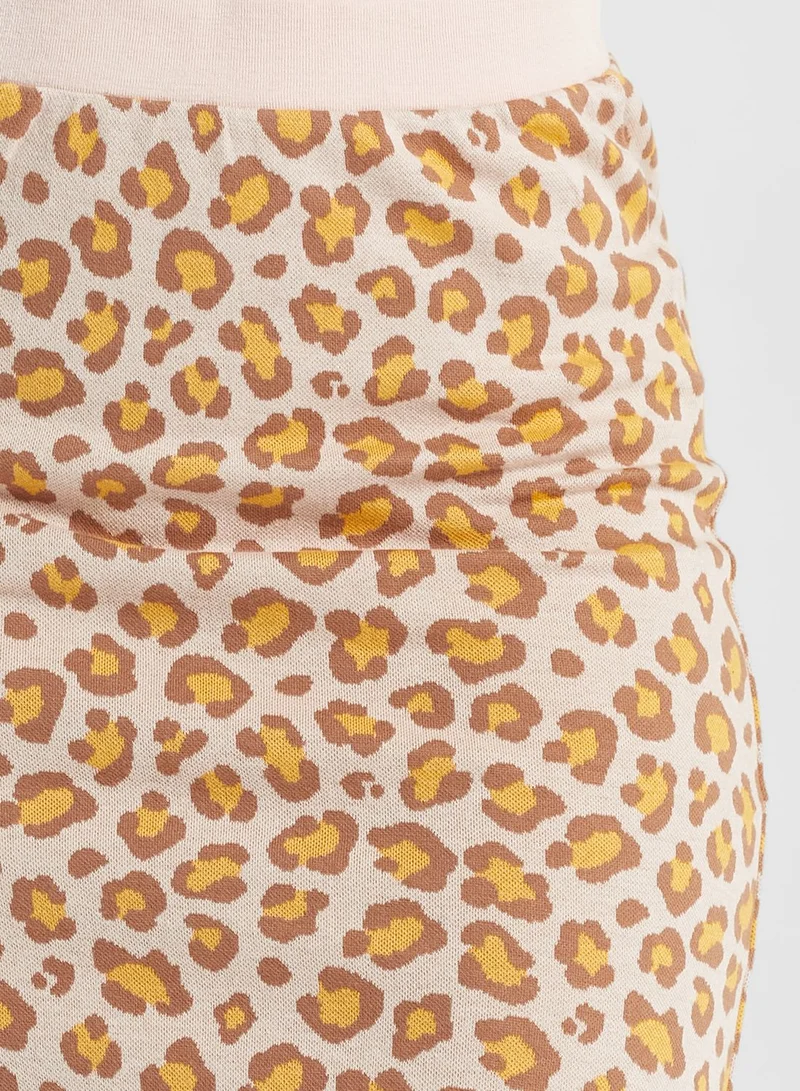 OBEY Leopard Skirt