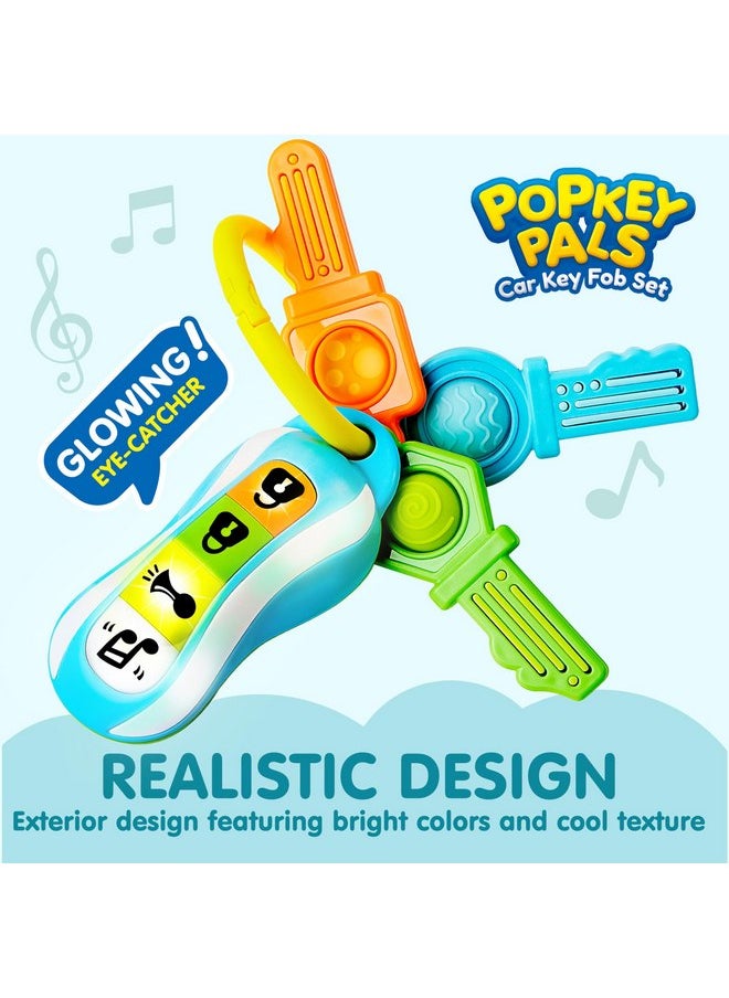 JOYIN JOYIN Baby Car Keys Teether - Toddlers Sensory Learning Toy w/Music & Lights - Musical Baby Toys for Travel - Birthday Gifts for Baby Age 10+ Months  - Image 2