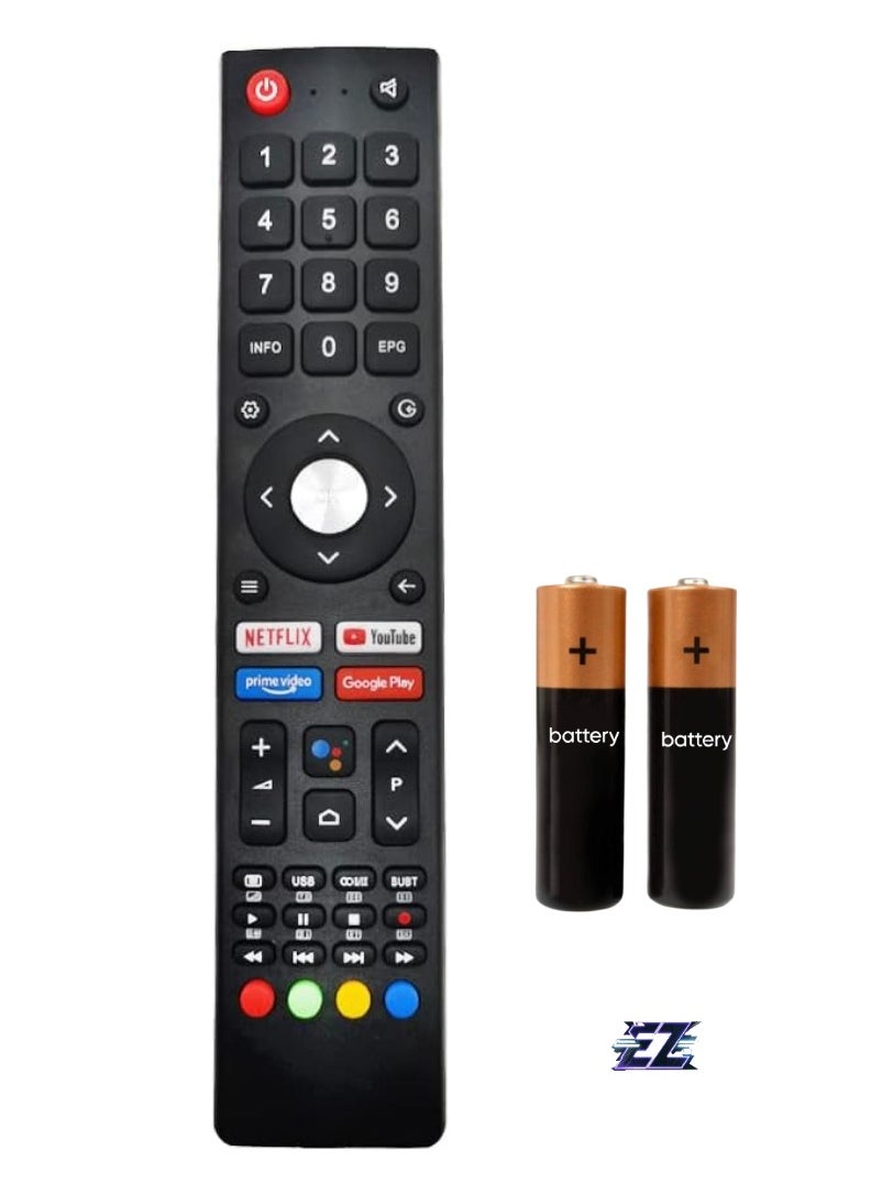 ELTRAZONE Replacement Remote Control SABA Changhong ChiQ GCBLTV02ADBBT for Changhong ChiQ Saba Smart TV Models L32H7S, SA40S67A9, L40H7A, L50H7A, U55IP7UHD, U58H7A, U65H7S – Battery Included  - Image 1
