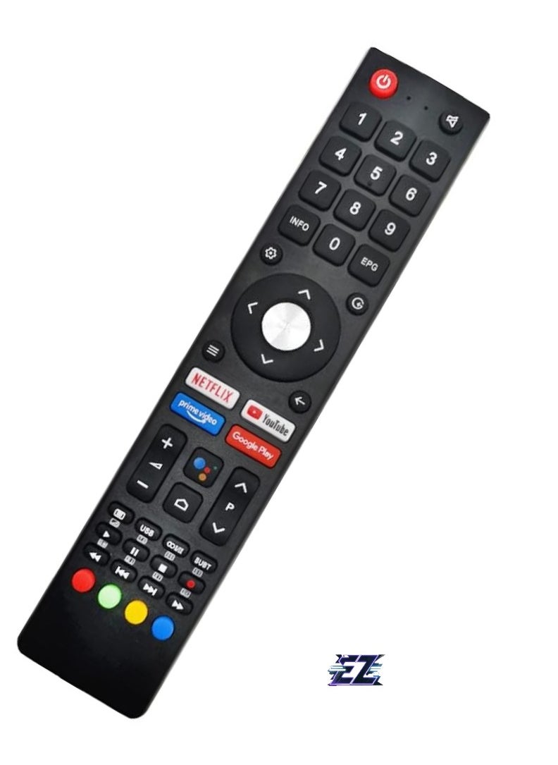 ELTRAZONE Replacement Remote Control SABA Changhong ChiQ GCBLTV02ADBBT for Changhong ChiQ Saba Smart TV Models L32H7S, SA40S67A9, L40H7A, L50H7A, U55IP7UHD, U58H7A, U65H7S – Battery Included  - Image 2